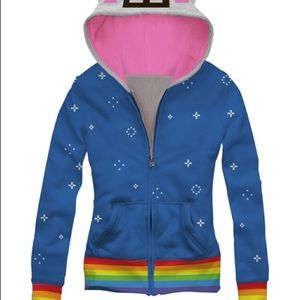 Nyan cat hoodie size small